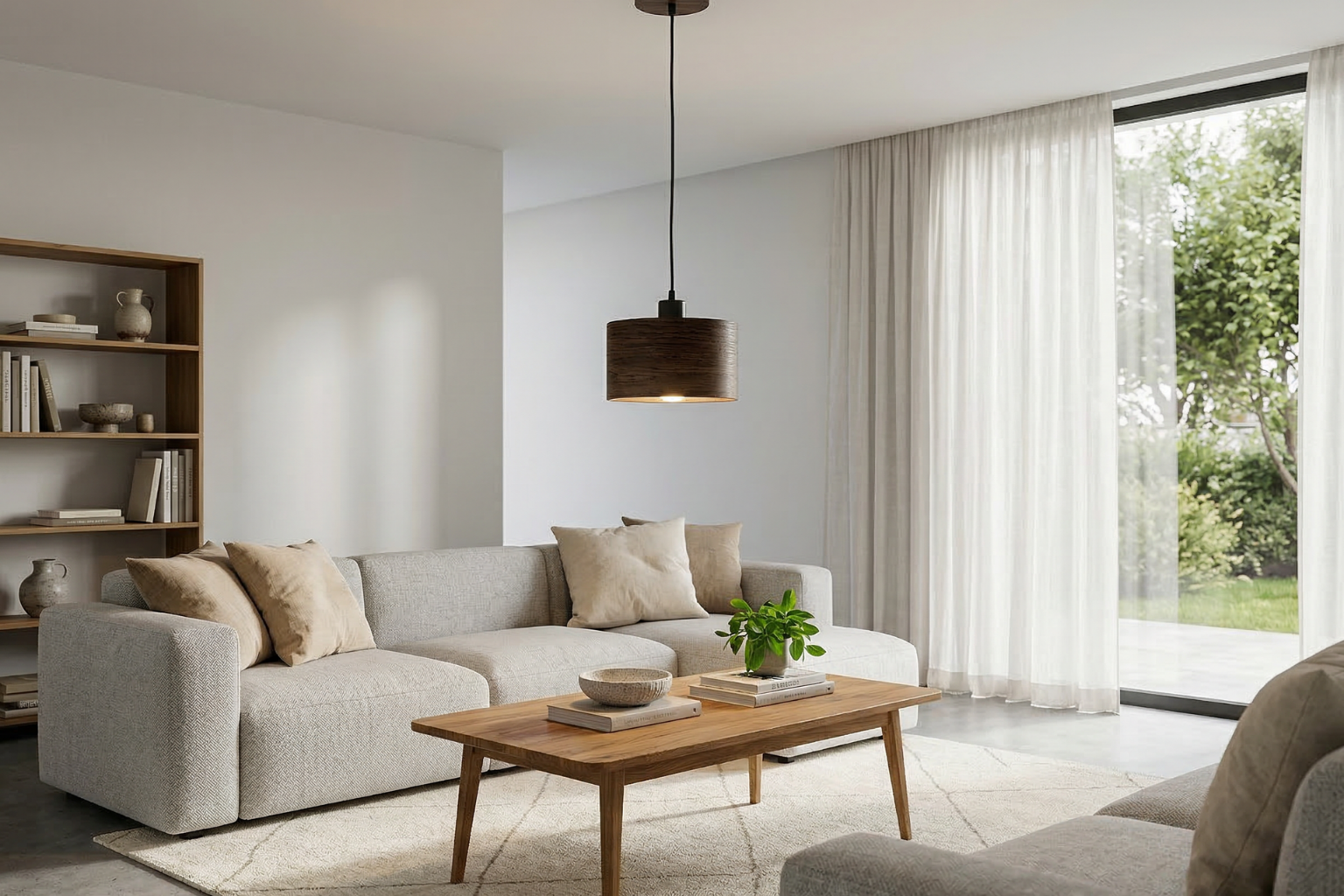 Lampa wisząca drewniana ANTILIA żyrandol Ciemny Dąb ∅275 Lampa wisząca drewniana ANTILIA żyrandol Ciemny Dąb ∅275 - zdjęcie 5