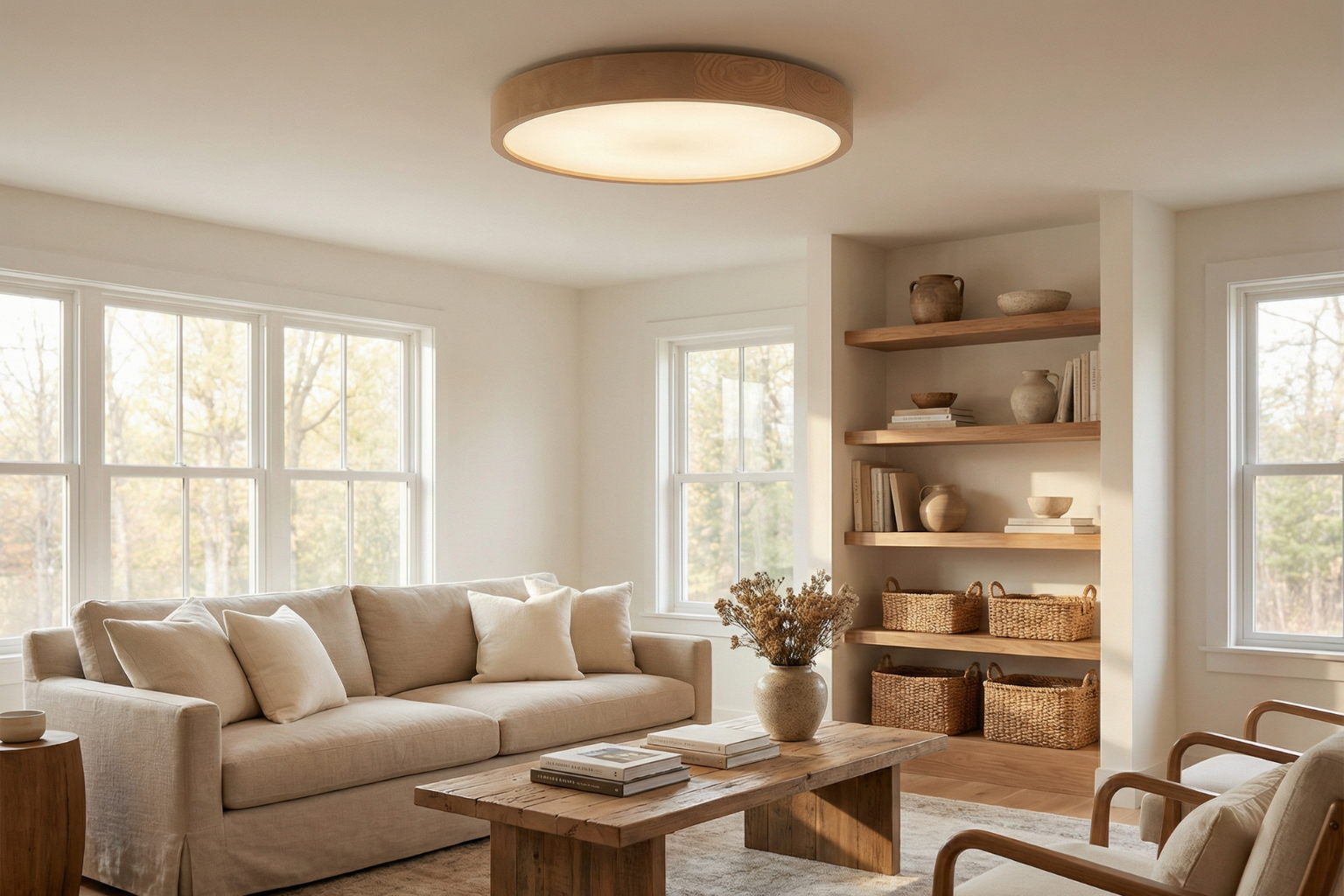 Lampa sufitowa LEJA Plafon ∅575 Nabucco do salonu kuchni łazienki STYLOWA - zdjęcie 1