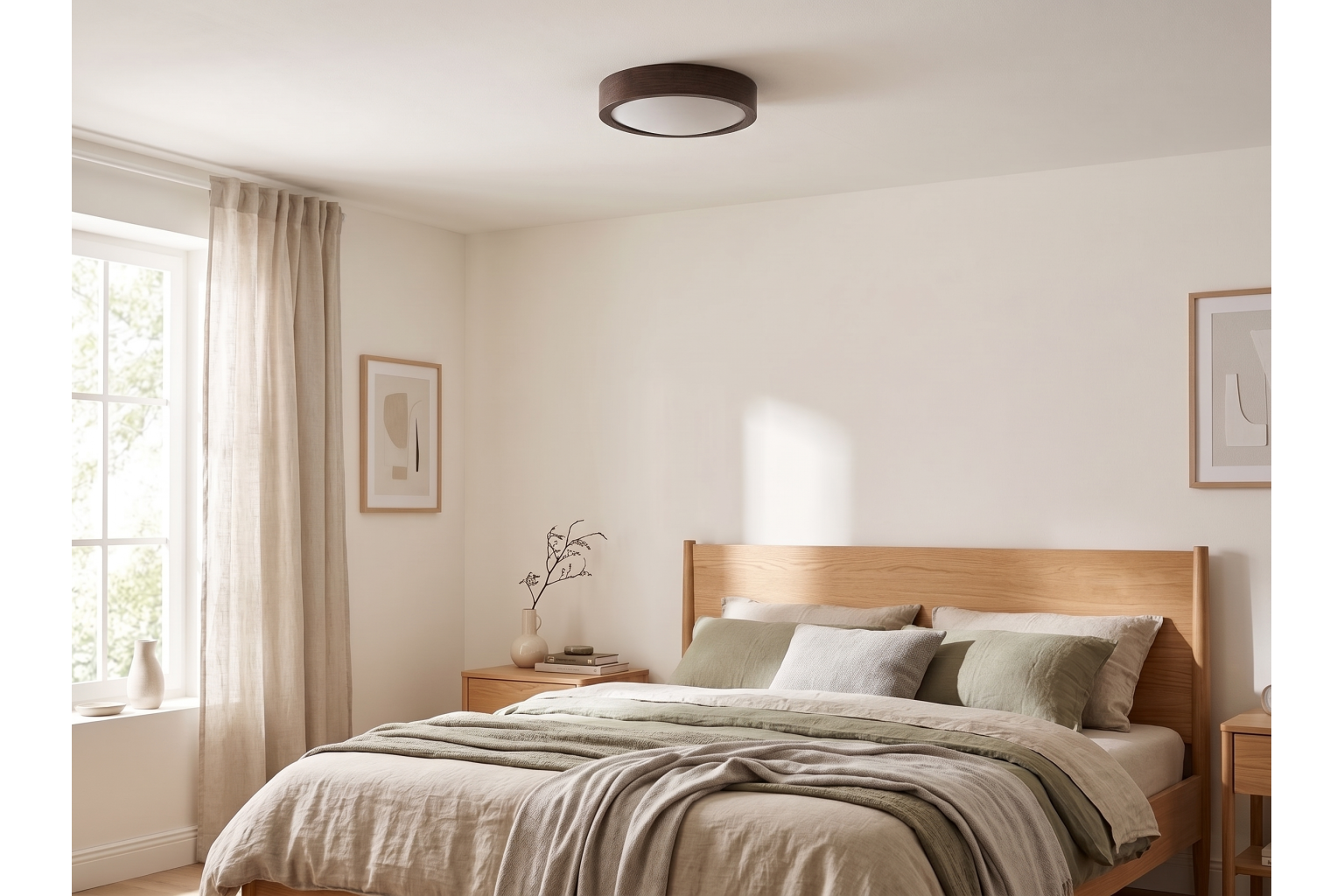 Lampa sufitowa ORION Plafon ∅275 DĄB do salonu kuchni łazienki STYLOWA - zdjęcie 3