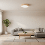 Lampa sufitowa LEJA Plafon LED ∅275 SOSNA do salonu kuchni 4000K STYLOWY