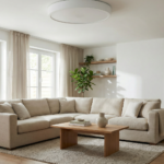 Lampa sufitowa LEJA Plafon ∅575 Biały Mat do salonu kuchni łazienki STYLOWA