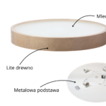 Lampa sufitowa LEJA Plafon ∅575 Nabucco do salonu kuchni łazienki STYLOWA