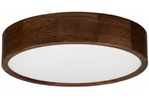 Lampa sufitowa LEJA Plafon ∅375 Ciemny Dąb do salonu kuchni łazienki STYLOWA