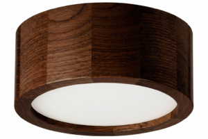 Lampa sufitowa LEJA Plafon ∅200 Ciemny Dąb do salonu kuchni łazienki STYLOWA