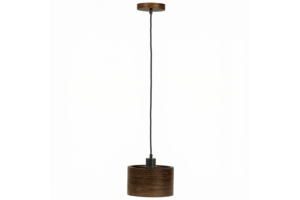 Lampa wisząca drewniana ANTILIA żyrandol Ciemny Dąb ∅205